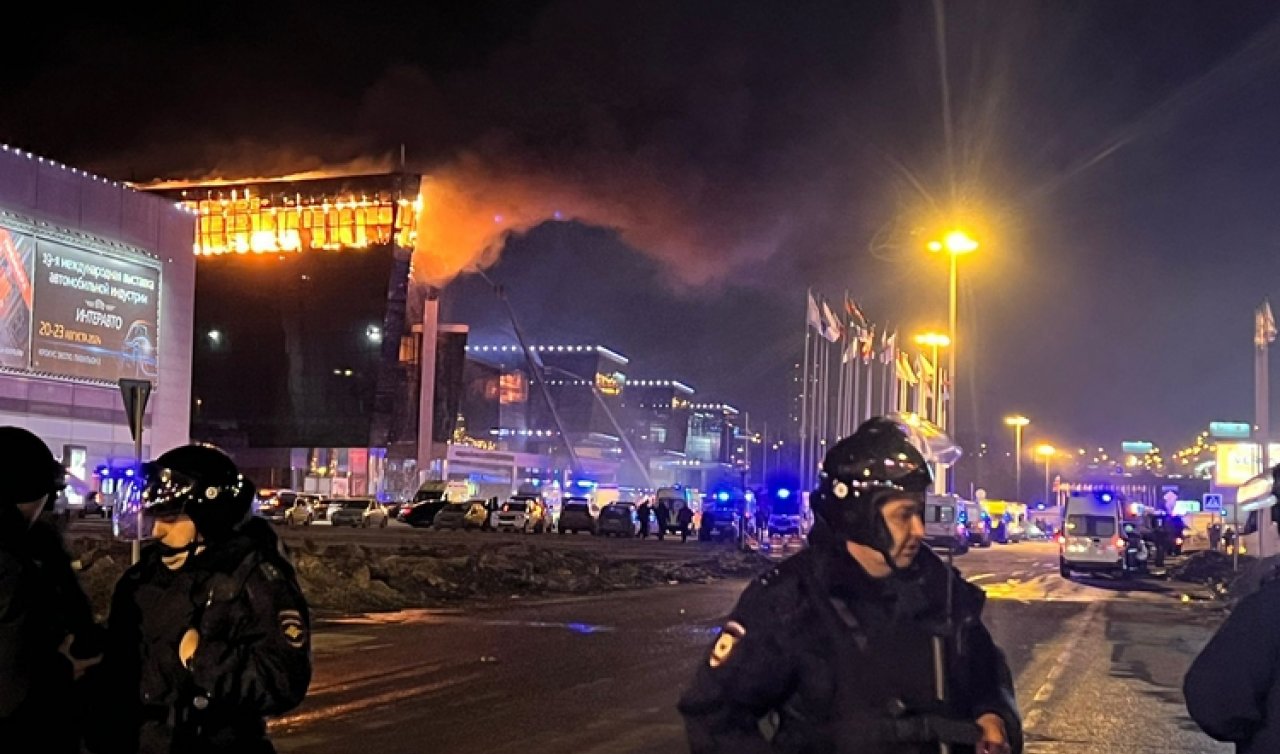  Resmen Katliam! Moskova’da konser salonuna terör saldırısı