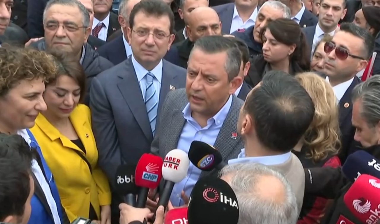 Özel ve İmamoğlu Taksim yürüyüşü için Saraçhane’de konuştu: ’’Biz çatışma olsun istemiyoruz’’