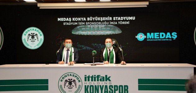  Konyaspor'un Yeni Stadyum Sponsoru MEDAŞ Oldu