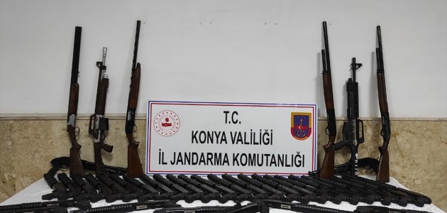  Beyşehir'de 65 Kaçak Av Tüfeği Ele Geçirildi