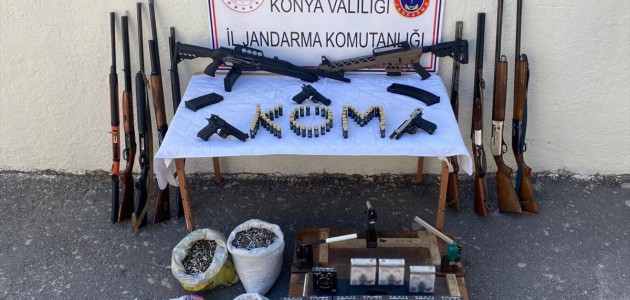  Konya'da 11 Ruhsatsız Av Tüfeği Ele Geçirildi