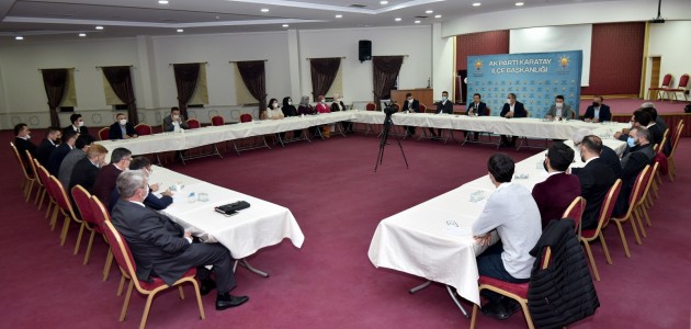  AK Parti Karatay Teşkilatı İlk  Yönetim Toplantısı Yaptı