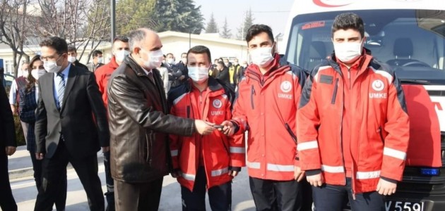  Konya'nın Ambulans Filosu 14 Yeni Ambulansla Güçlendirildi