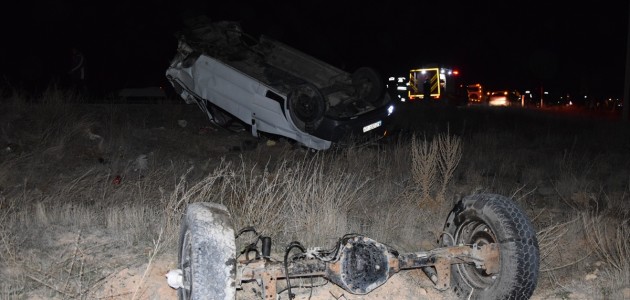  Konya'da Minibüsle Otomobil Çarpıştı, 4 Kişi Yaralandı