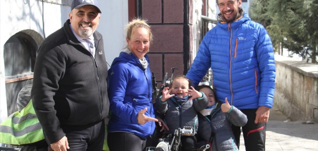  Bisikletleriyle Dünya Turuna Çıkan Fransız Aile Beyşehir'de Mola Verdi