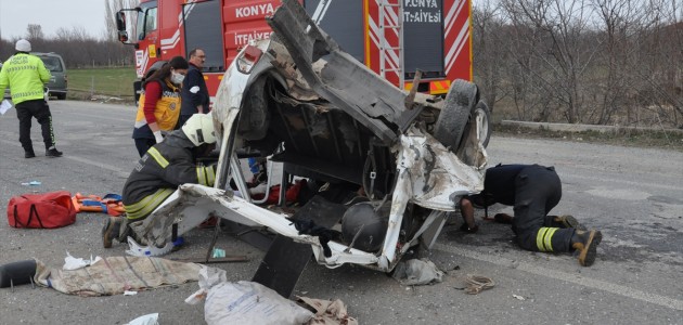  Akşehir'de trafik kazası: 3 yaralı