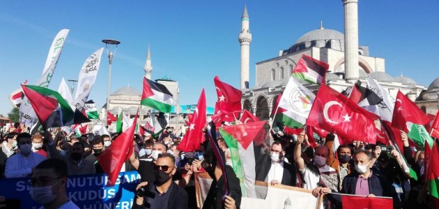  Seydişehir'de İsrail Protesto Edildi

