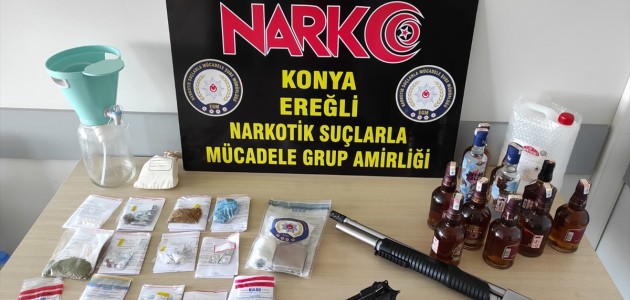  Konya'da Uyuşturucu Operasyonunda 13 Tutuklama