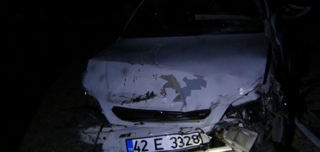  Konya'da Trafik Kazası: 1 Yaralı
