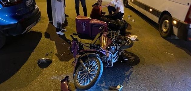  Ereğli’de Otomobil ve Motosiklet Çarpıştı : 1 yaralı