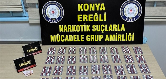  Konya'da uyuşturucu Operasyonunda 2 Zanlı Tutuklandı 