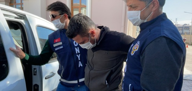  Konya'da apartman görevlisini öldüren zanlı adliyeye sevk edildi