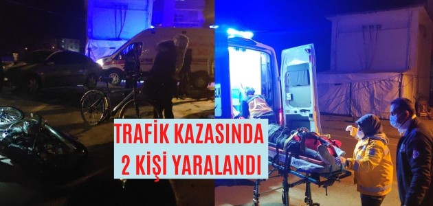  Konya'da trafik kazasında 2 kişi yaralandı
