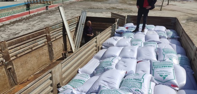  Konya'da çiftçilere 111 ton sertifikalı yeşil mercimek tohumu