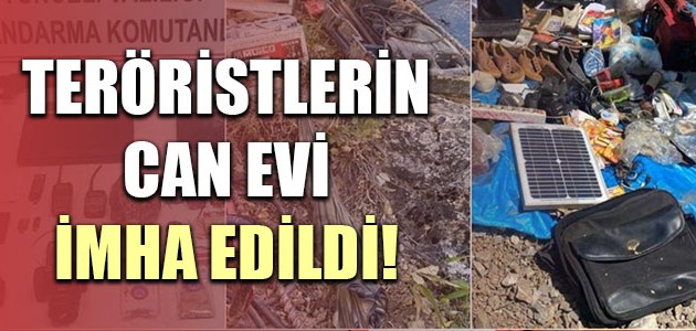  TERÖRİSTLERİN CAN EVİ İMHA EDİLDİ!