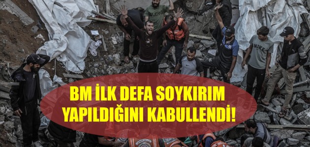  BM İLK DEFA SOYKIRIM YAPILDIĞINI KABULLENDİ!