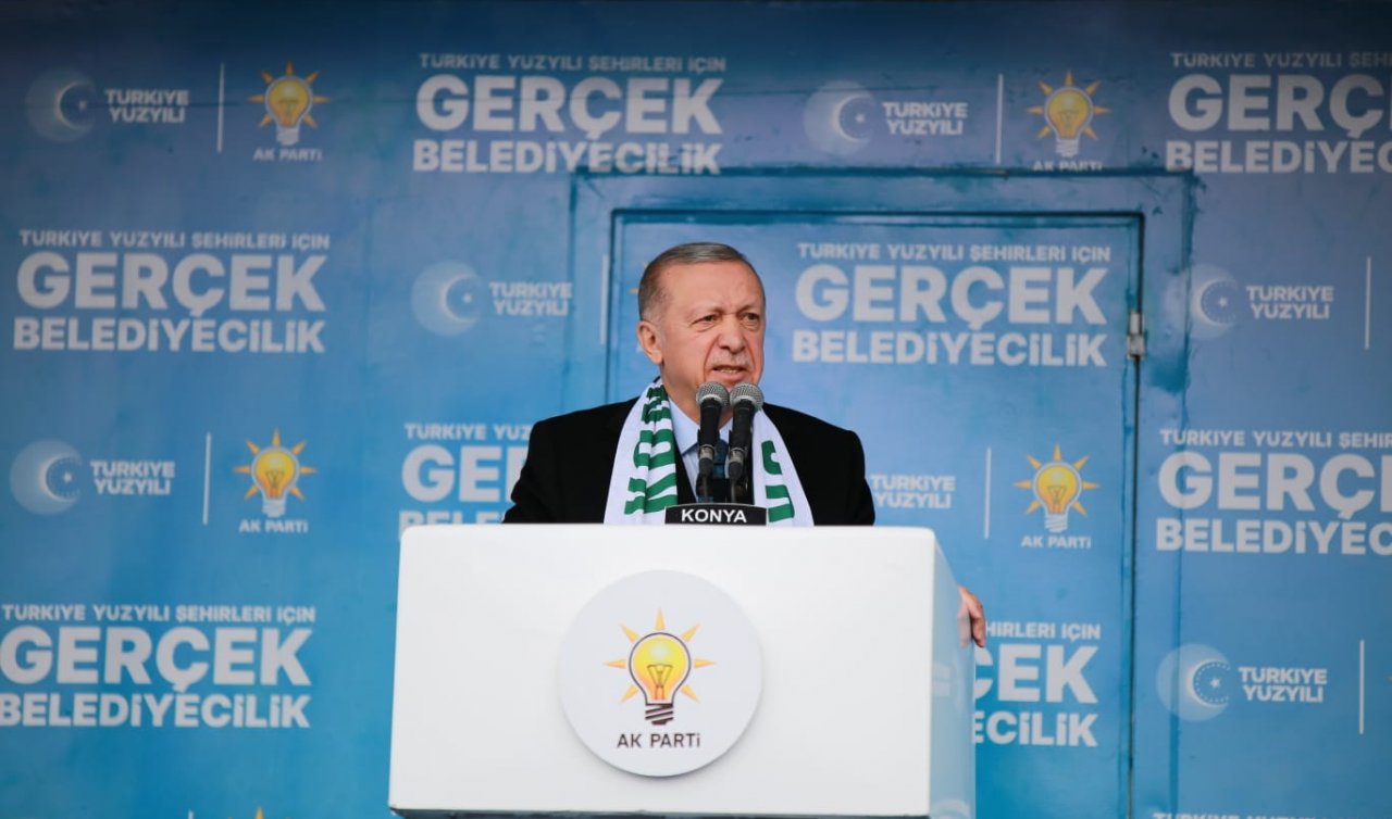  Cumhurbaşkanı Erdoğan Konya Mitinginde Konuştu