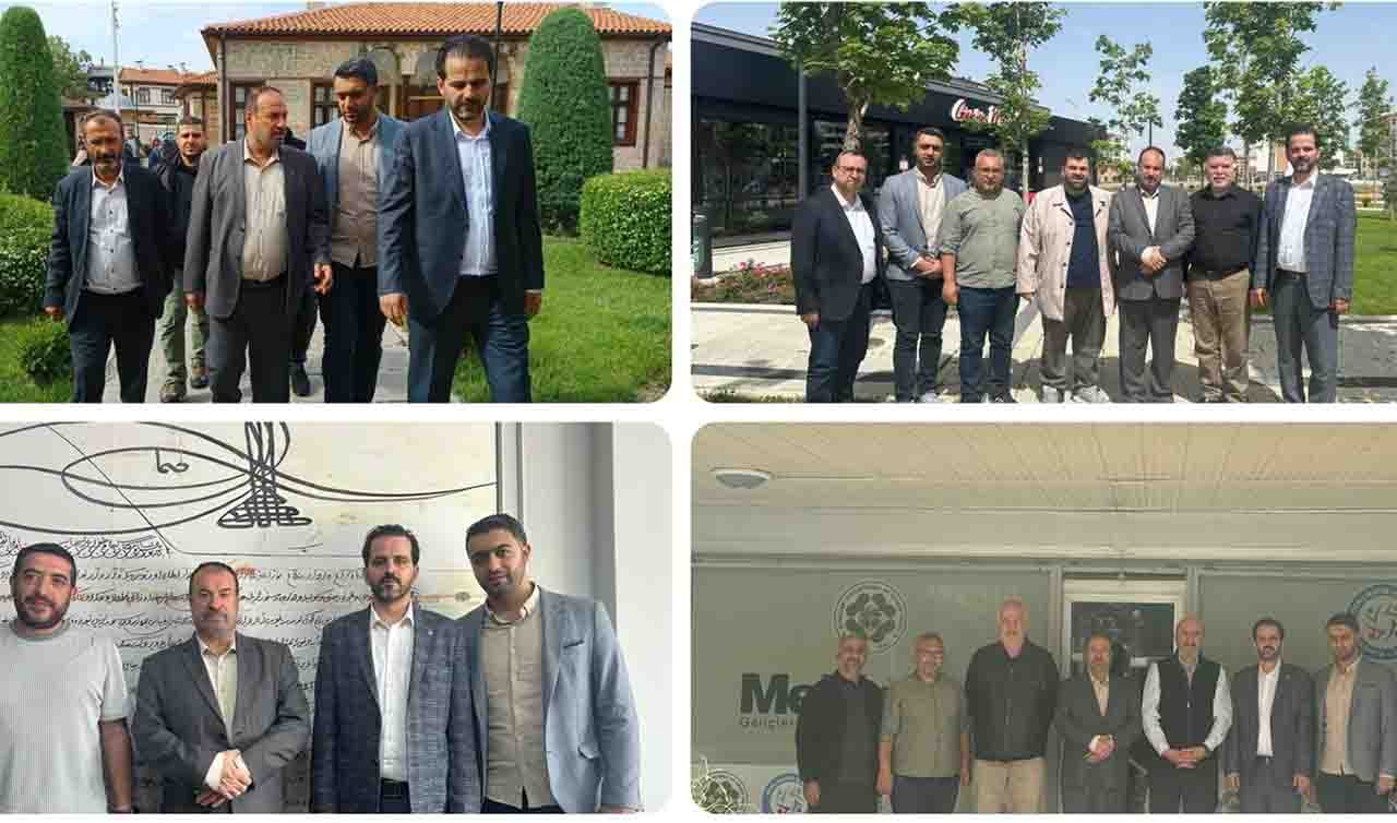 Gazze İçişleri Eski Bakanı Fethi Hammad ve heyeti Konya’da STK’ları ziyaret etti!