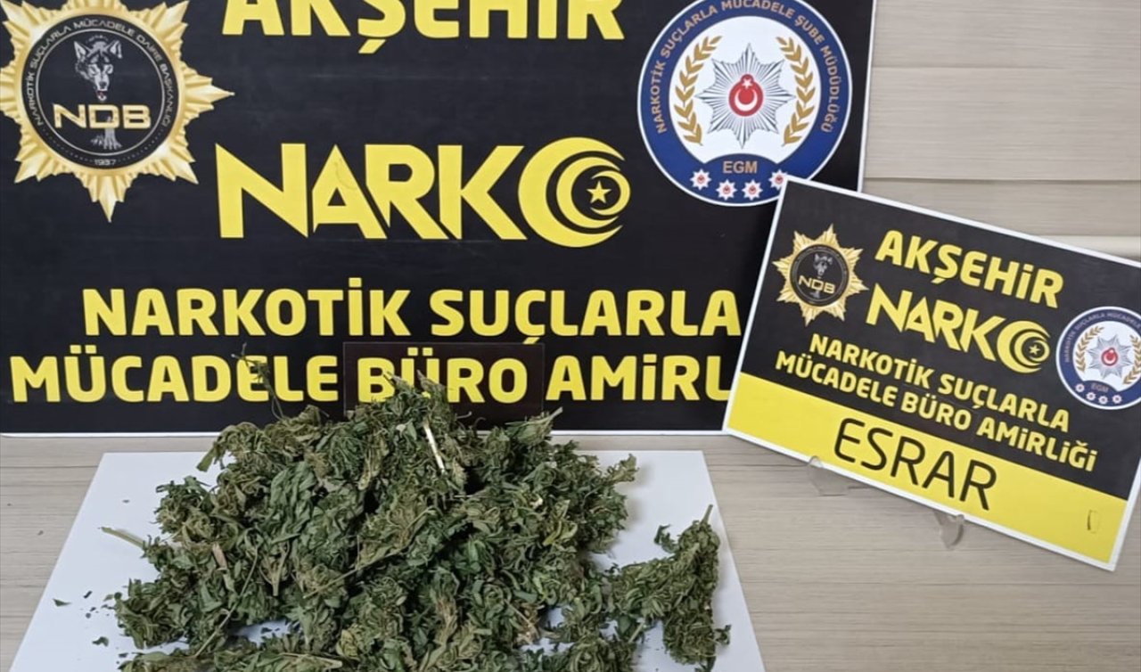  Konya’da uyuşturucu operasyonunda 2 şüpheli tutuklandı