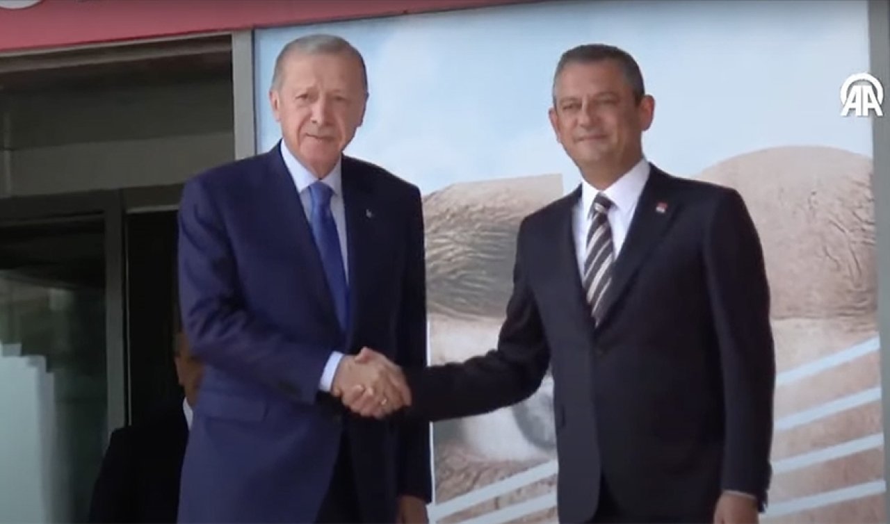 Cumhurbaşkanı Erdoğan, CHP Genel Merkezini ziyarete geldi