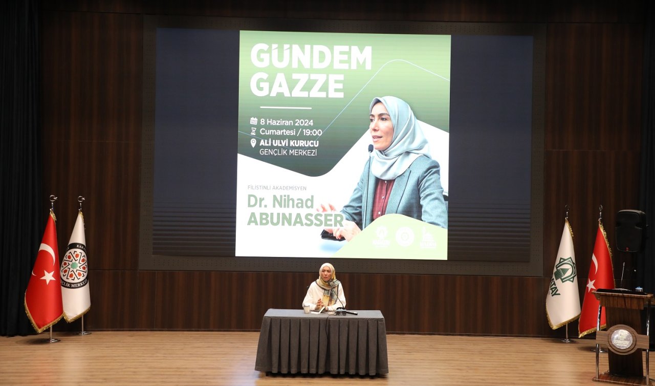 Filistinli akademisyen Abunasser’dan Konya’da ’’Gündem Gazze’’ konferansı 