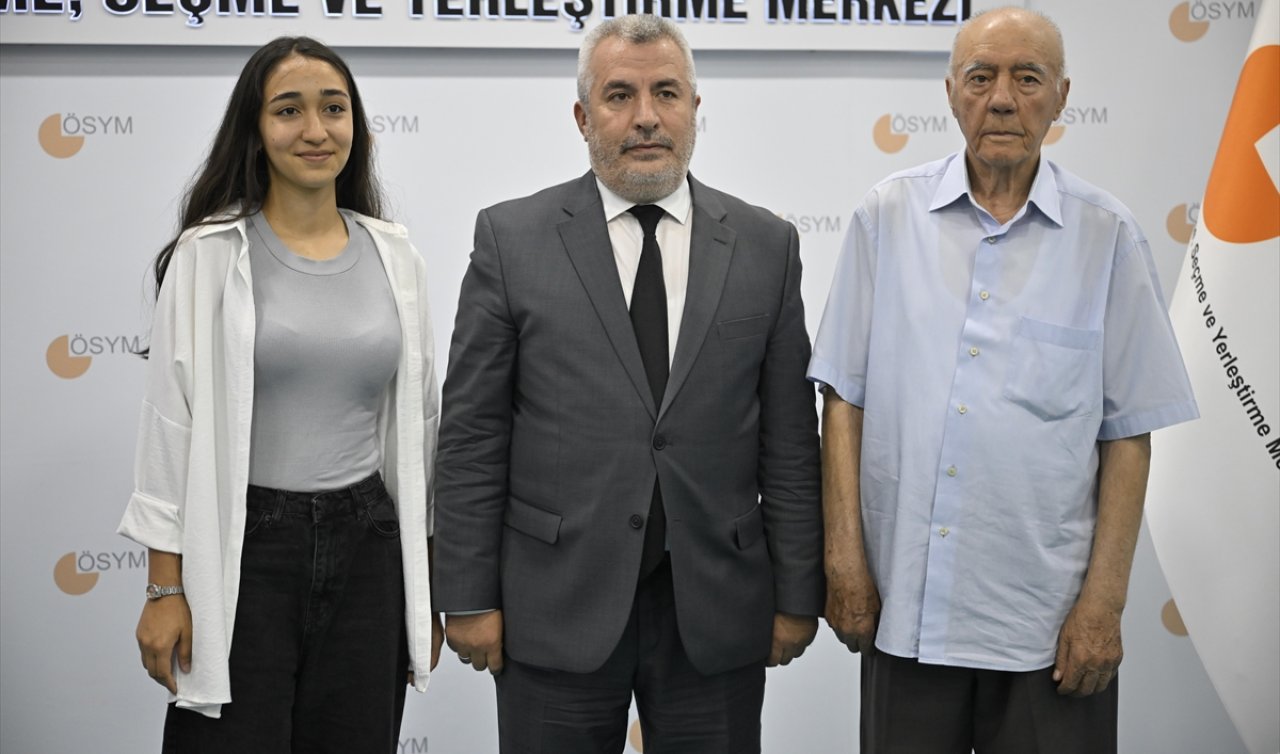 ÖSYM Başkanı Ersoy, YKS’nin en genç ve en yaşlı adaylarını ağırladı