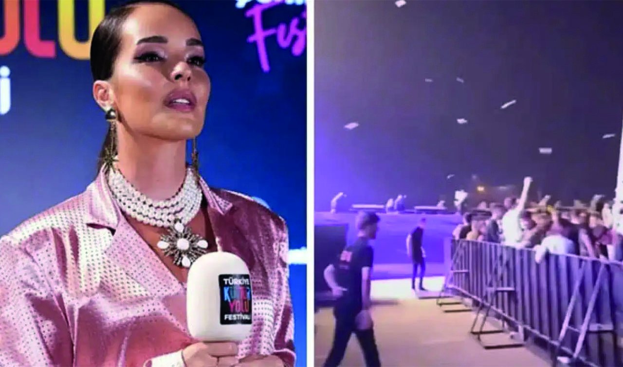 Konserinde sahneden ’Ne mutlu Türküm diyene’ diyen şarkıcı Bengü protesto edildi
