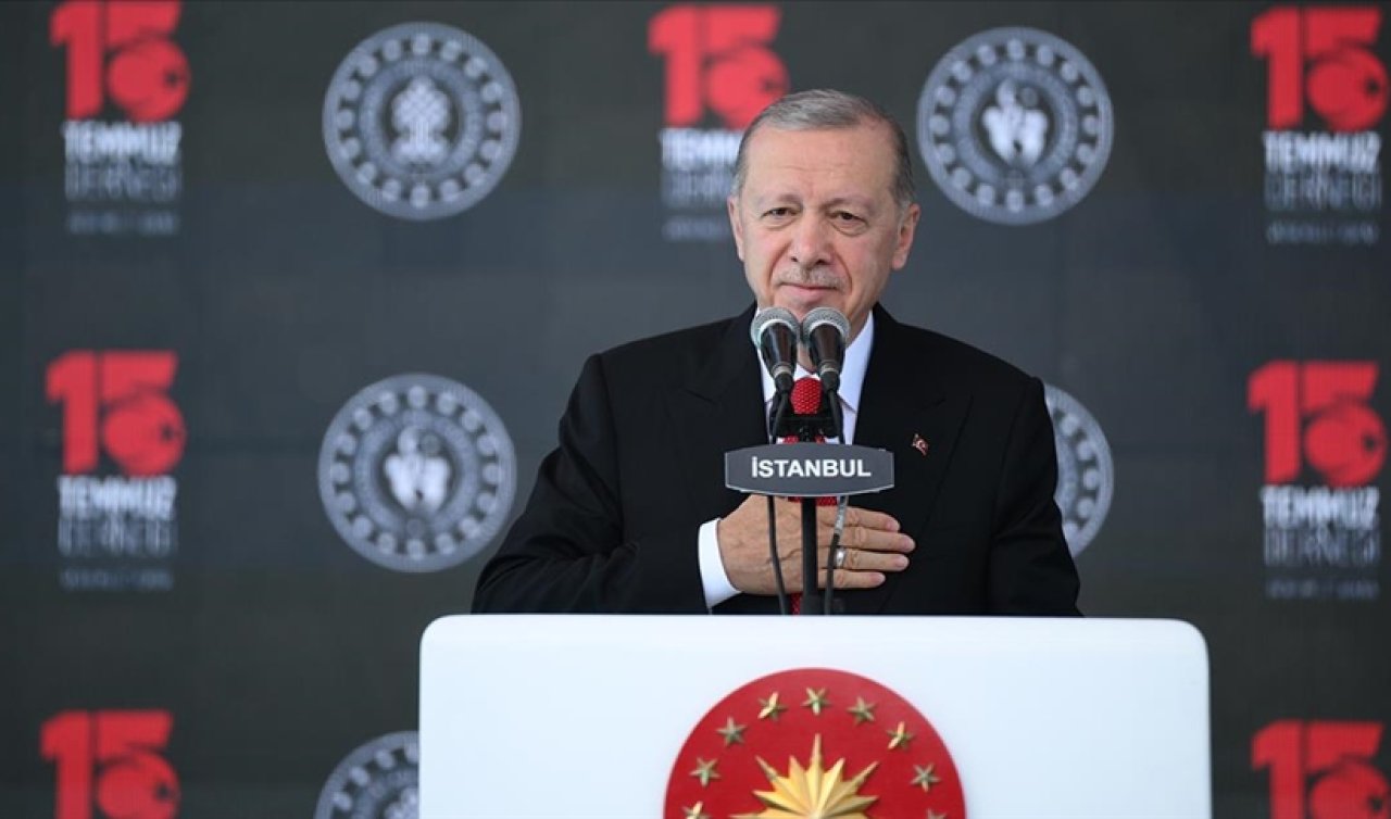 Cumhurbaşkanı Erdoğan: ’’15 Temmuz’a tiyatro diyenleri asla affetmeyeceğiz’’
