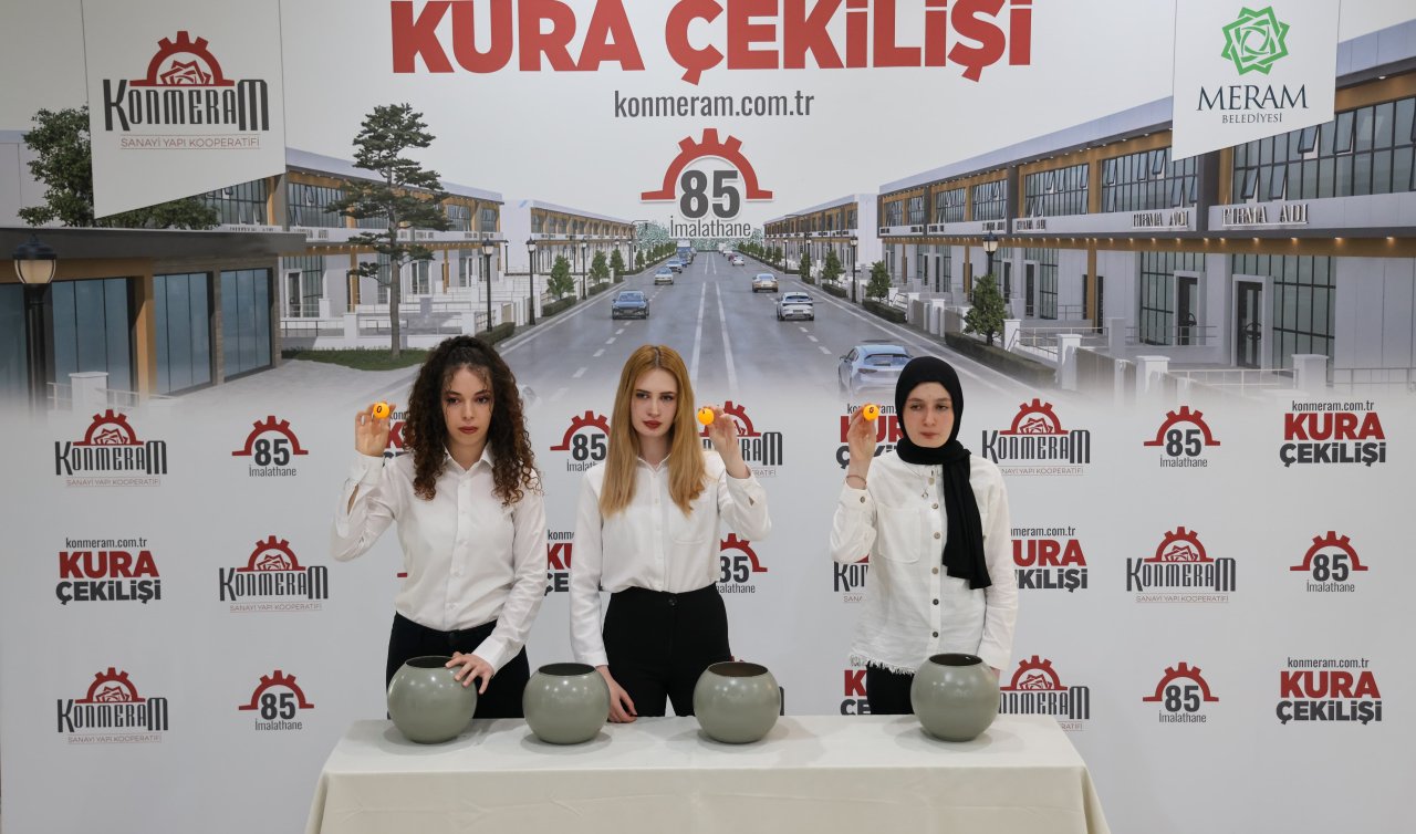 Konya’da Büyük Sanayi Hamlesi: KONMERAM Sanayi Sitesi Kuraları Çekildi