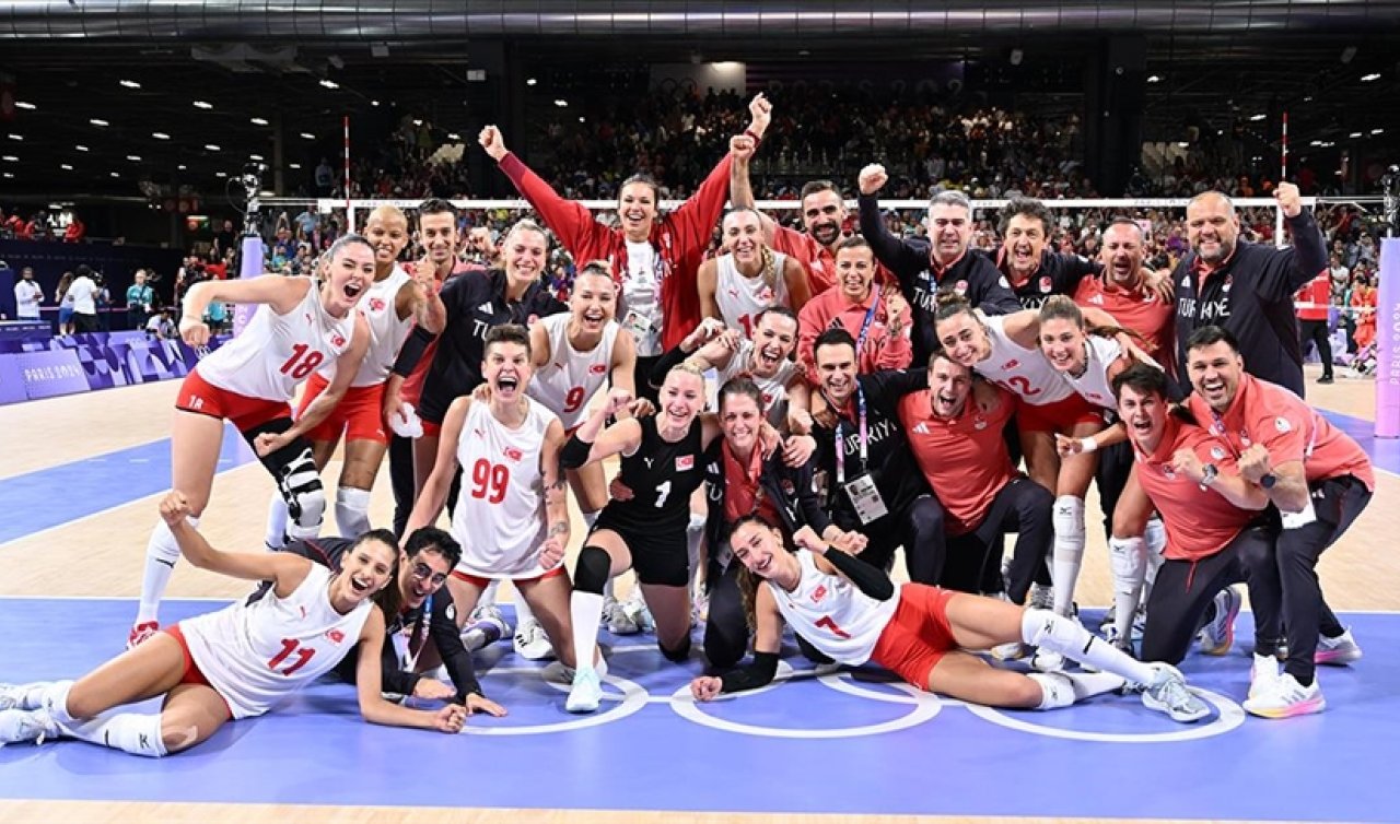  A Milli Kadın Voleybol Takımı, olimpiyat oyunlarında ilk kez yarı finale yükseldi