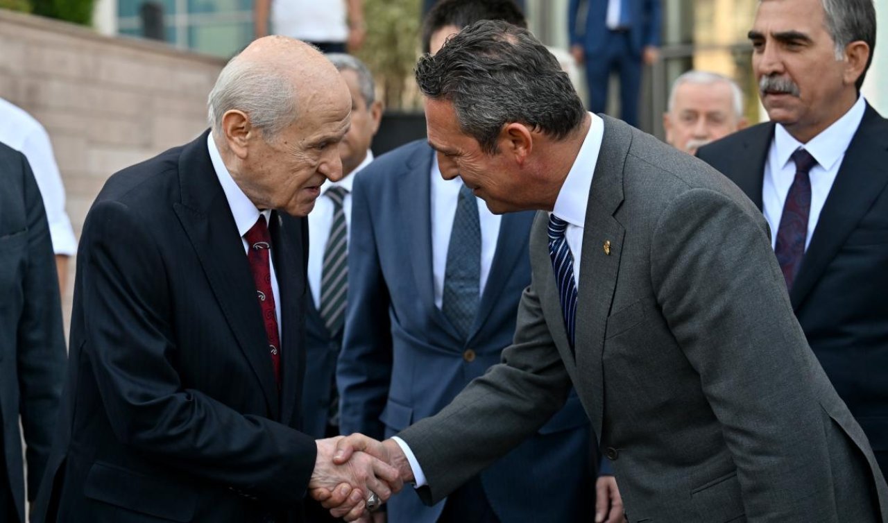  MHP Genel Başkanı Bahçeli, Ali Koç ile görüştü