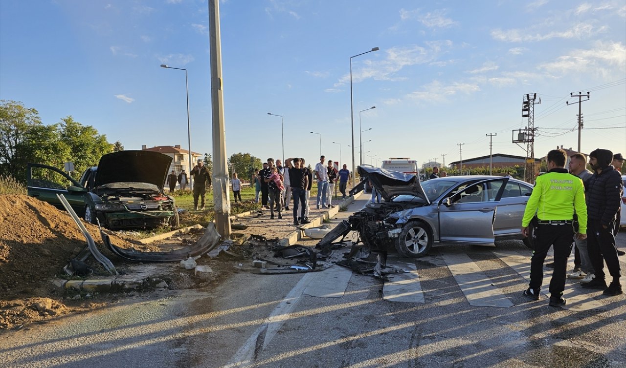 Konya’da feci kaza! 4 yaralı