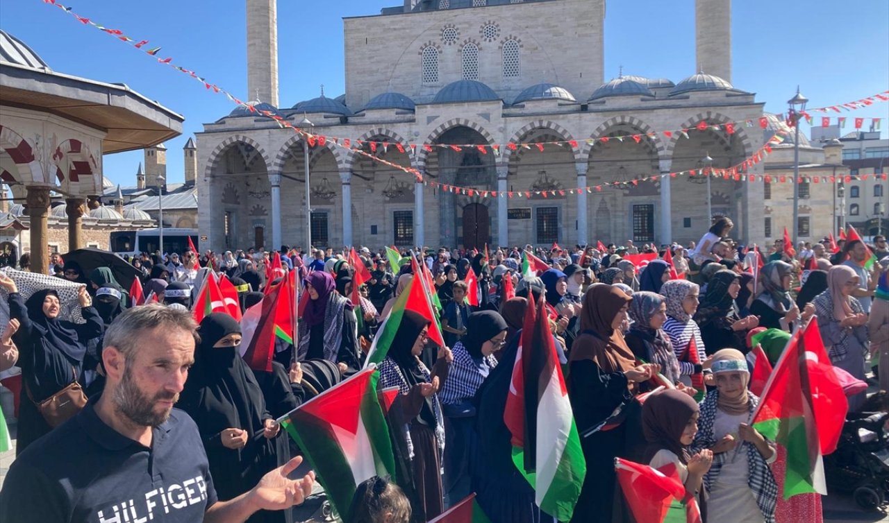  Konya’da Filistin ve Lübnan’a destek protestosu!