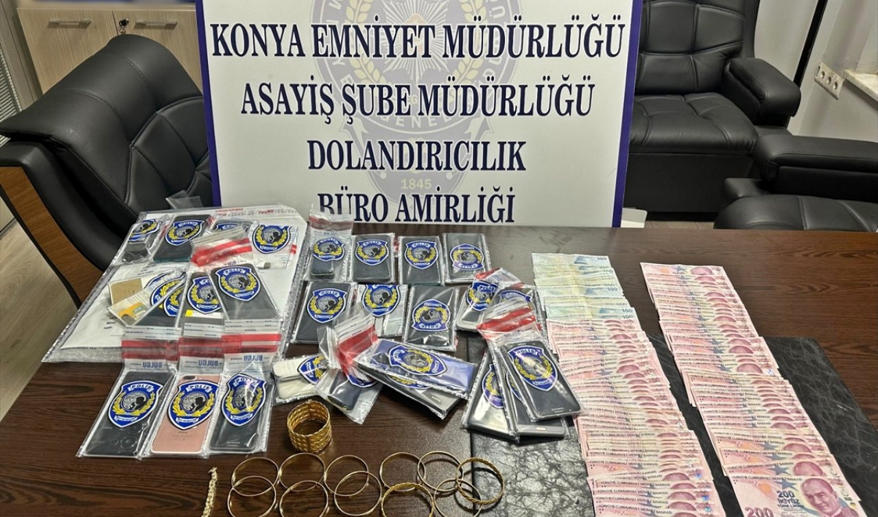  Konya merkezli dolandırıcılık operasyonu! 3 milyonluk vurgun yaptılar 