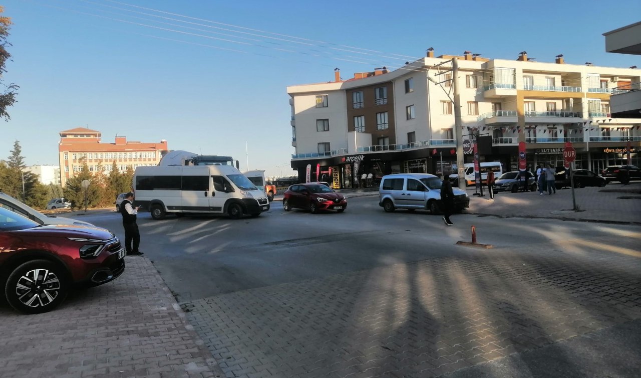 Konya’da 2 saat arayla aynı caddede kaza yaşandı! 