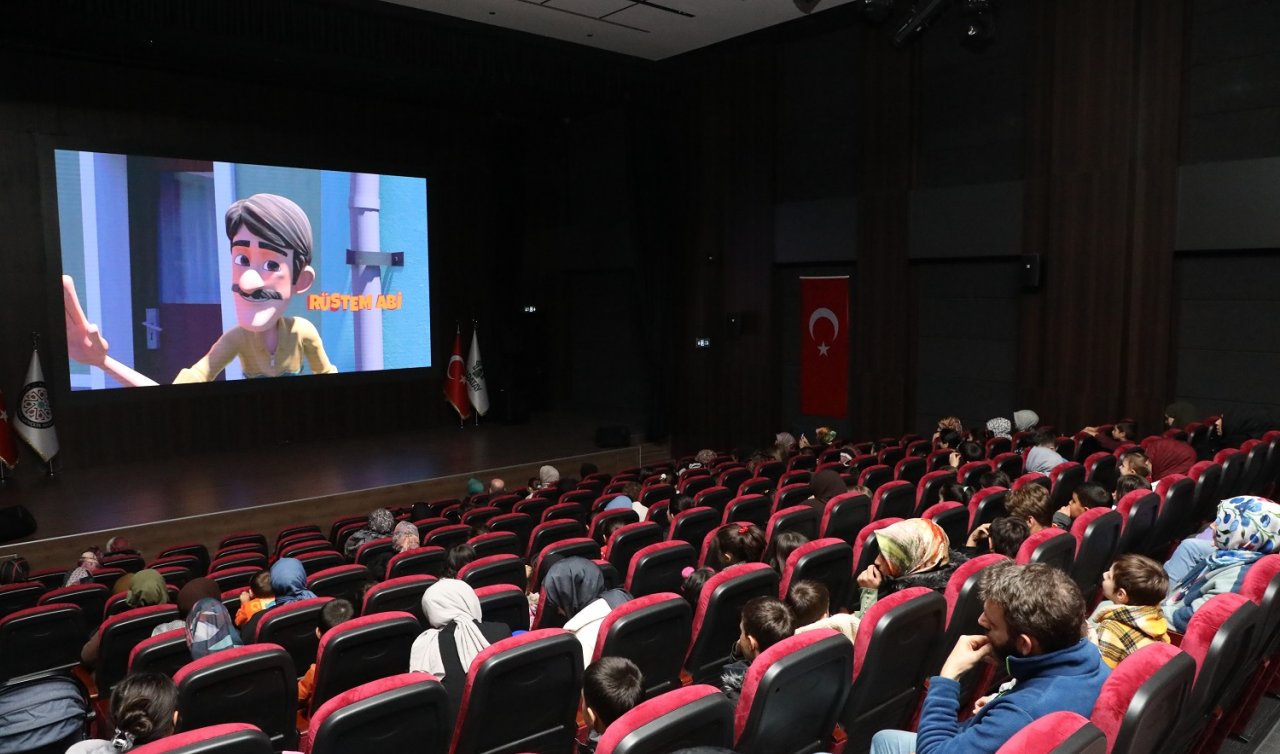 Konya’da ailelere ve çocuklara ara tatil süprizi! “Aile ile film zamanı“ etkinliği!