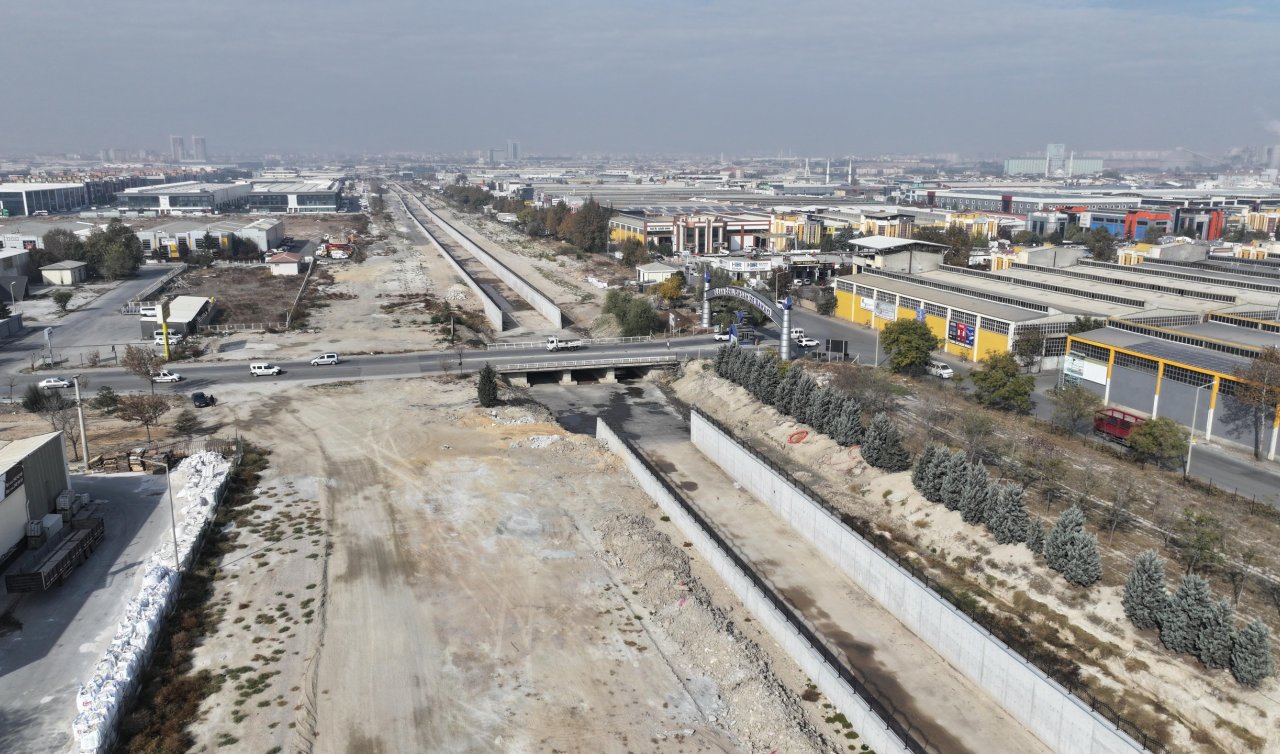 Konya’da 14 bin metrelik Keçili Kanalı Islahı Projesi tamamlanıyor