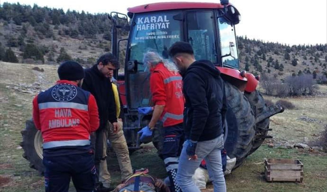 Konya’da bir  kişi dağdan düşüp yaralandı: hava ambulansı ile müdahale yapıldı!