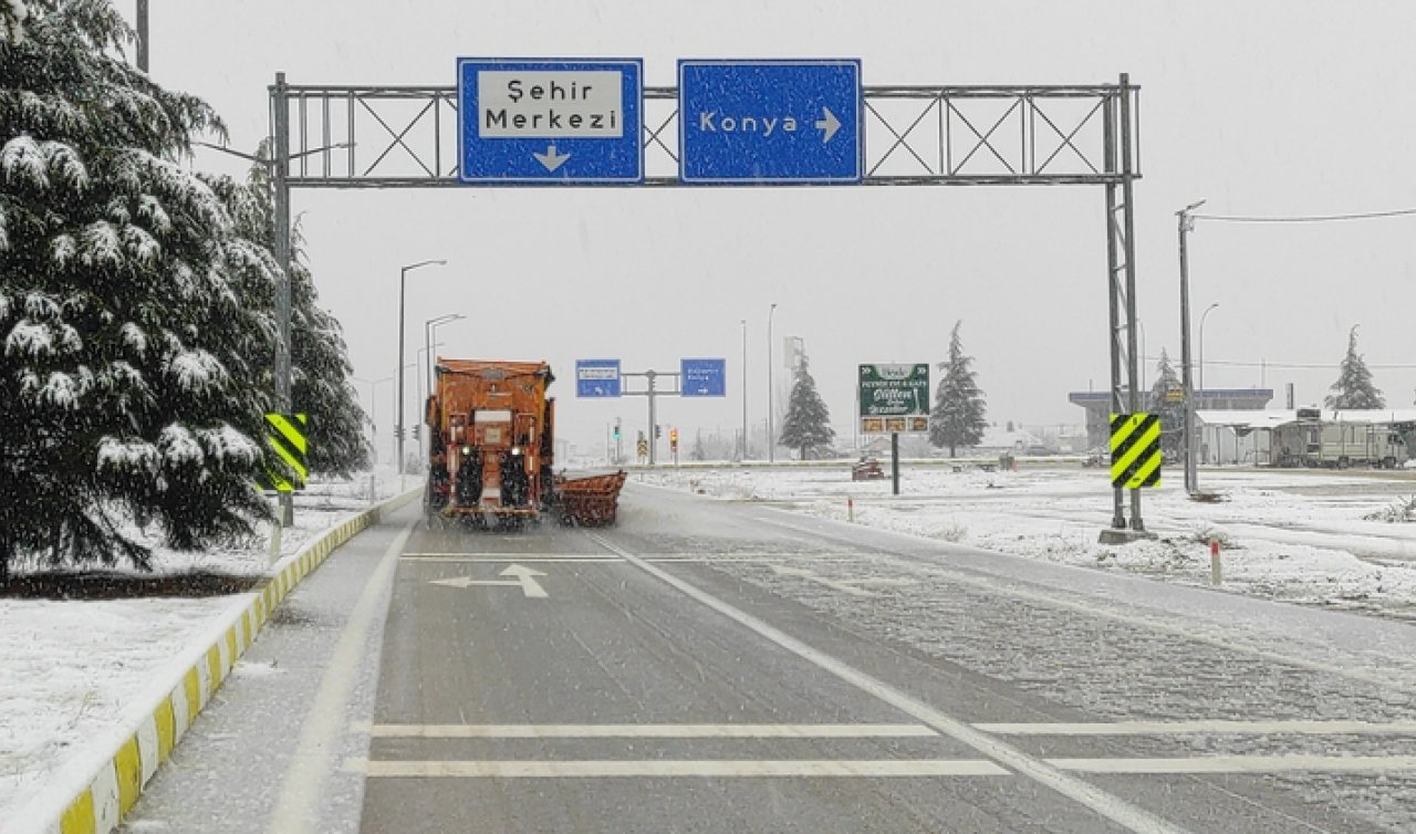 Konya’ya kar geliyor: İşte kar altında kalacak 7 İlçe!