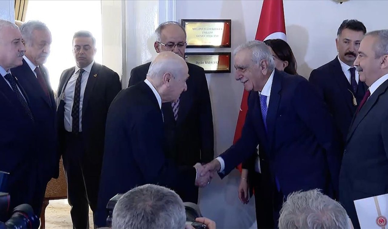 MHP Genel Başkanı Bahçeli, DEM Parti heyetiyle görüştü