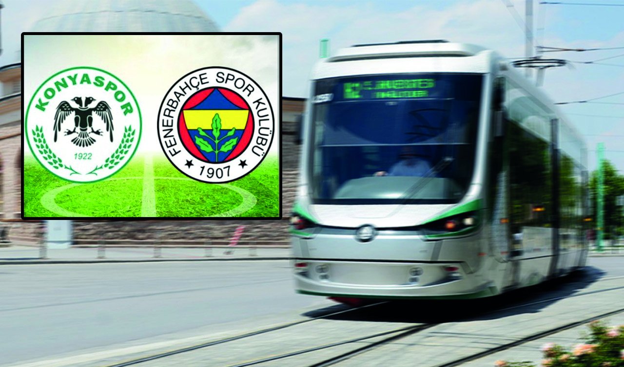  Konyaspor - Fenerbahçe maçı öncesi toplu ulaşıma düzenleme!