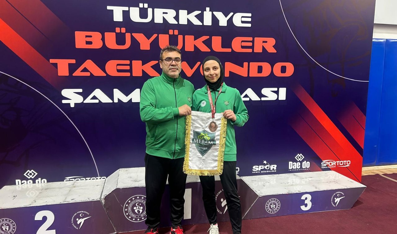 Büyükler Türkiye Taekwondo Şampiyonası’nda Konya’dan bir isim üçüncülük kazandı!