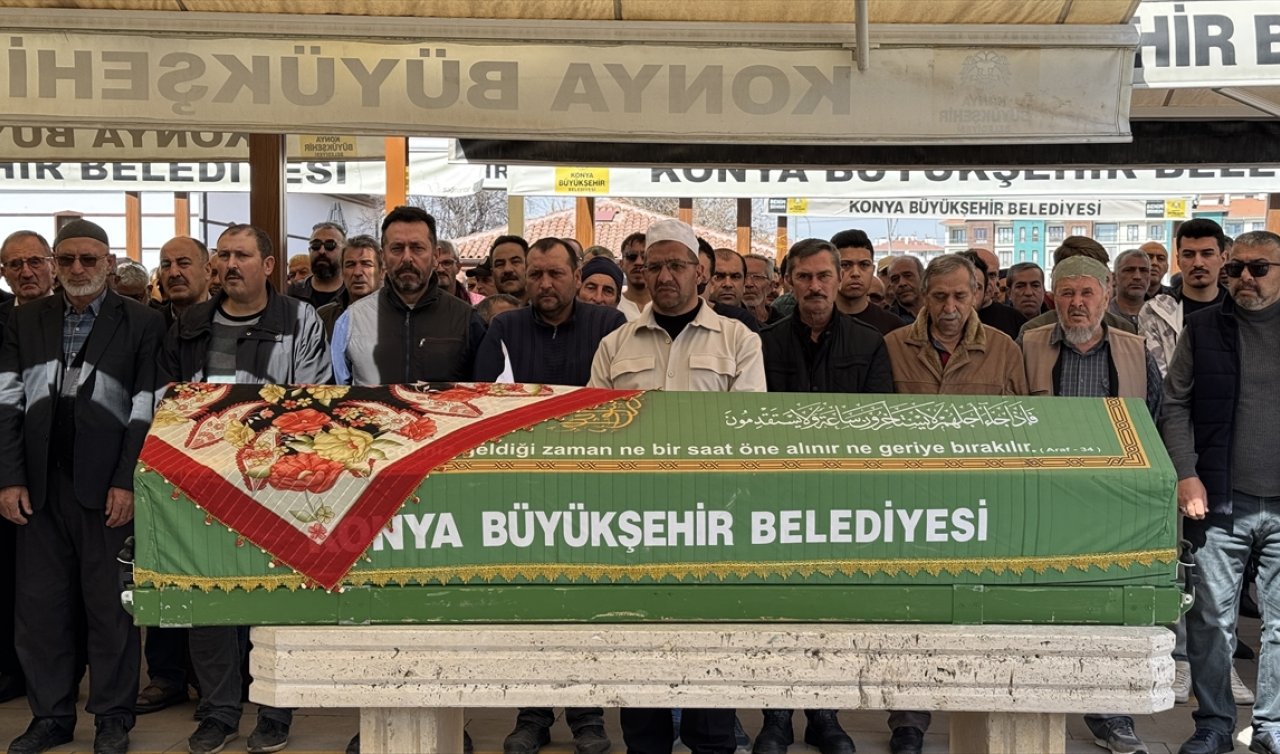 Konya’da acı veda: Kocasının katlettiği Havva Adıyaman toprağa verildi